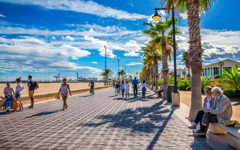 Valencia Beach Rooms Exterior foto